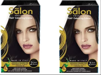Modicare HAIR COLOURING (PC5233)(145ml each)- pk 2 , Dark Brown