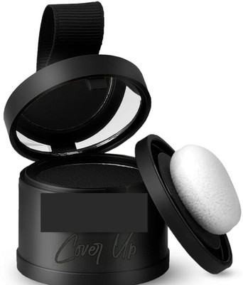 Ureka Hair Cover-Up Powder | Instant Coverage | Waterproof & Smudge-Proof| Pack of 1 , black
