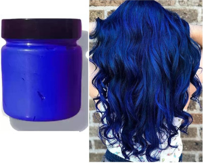 GULGLOW99 INSTANT HAIR COLOR WAX FOR UNISEX , BLUE