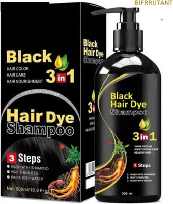 BIFRRUTANT 3in Black Hair Shampoo for Women & Men, Hair Care , Black