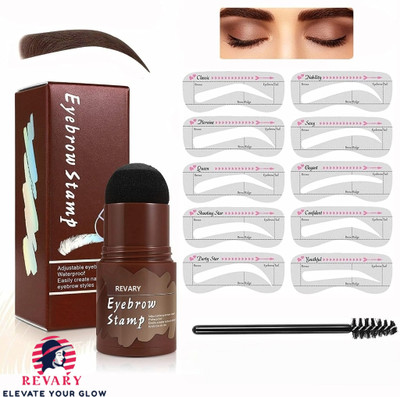 revary Hair Line Powder Black Root Touch Up and Eyebrow Powder Stick-FHS , BLACK