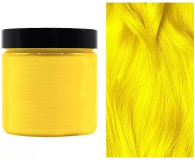 Yuency Hair Styling Color Wax For Strong Hold And Volume For Highlights , YELLOW