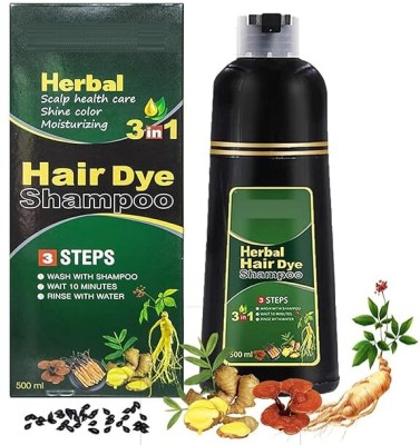 KENZY 10 Mins Herbal Hair Darkening Shampoo(500 ml)