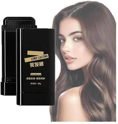 Colorsole Coffee Colour Hair Comb Stick 20g 2-in-1 Formula Box , Coffee