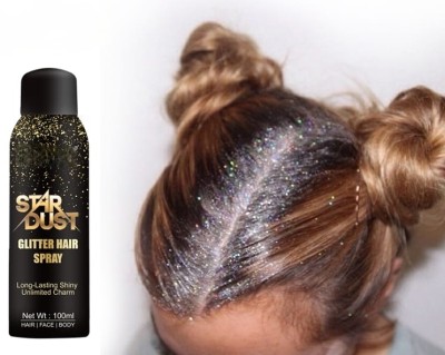RANORE Professional Glitter Hair Spray Long Lasting Shiny Unlimited Charm , Multicolor