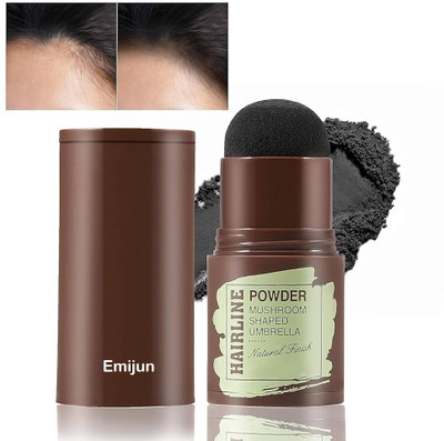Emijun Natural Hairline powder Black, Hair , BLACK
