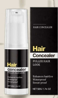 InSTRURIXDOPE Black Hair Concealer Waterproof Root Touch-Up Men & Women(50ml) , BLACK