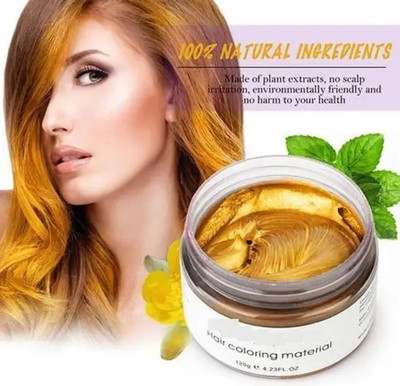 luzimaisa Best Golden Hair Wax Color Hair Wax for Girl Boy Unisex Wax , gold