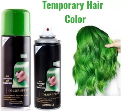 Jiwoo Temporary 1-Day 1-Wash | No Bleach, No Ammonia Hair Color , Green