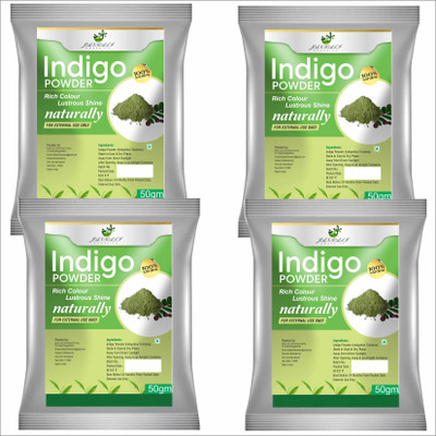 Pure Jangali Organics Indigo Powder Henna, Indigofera Tinctoria For Hair Color & Hair Care (400 g) , GREEN