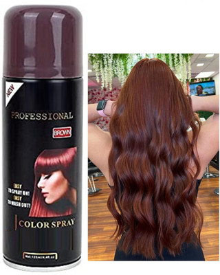 GULGLOW99 Temporary Quick Brown Hair Color Spray for men & women Hair Spray(125 ml)
