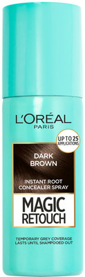 L'Oréal Paris Magic Retouch Hair Colour, Instant Root Concealer Spray , 2 DARK BROWN