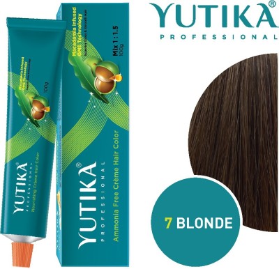 Yutika Professional Creme Hair Color , Blonde 7.0
