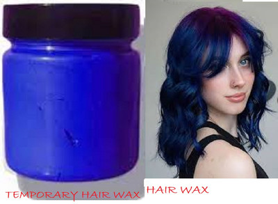 Lui Pui Styling Color Wax For Strong Hold And Volume For Highlights pack of 1 , BLUE