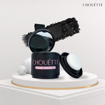 CHOUETTE Cover Up Hair Powder Pigmented Long Lasting Matte Finish Flawless , Black