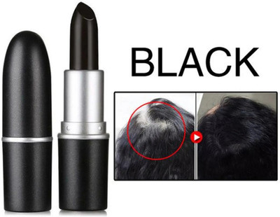 ADJD Hair dye Instant Gray Root Coverage Hair's Color Cream Stick , BLACK