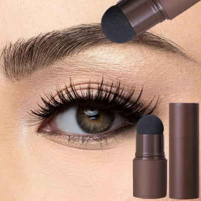 luzimaisa Powder Shading Sponge Pen Shadow Powder Hairline Eyebrow Stencil(2)