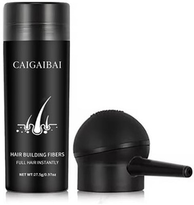 Colorsole Black Hair Thickening Fibers Spray Fast Volume Refill Powder , Black