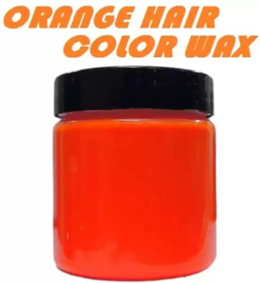 Yuency Orange Hair Styling Color Wax For Strong Hold And Volume For Highlights , ORANGE