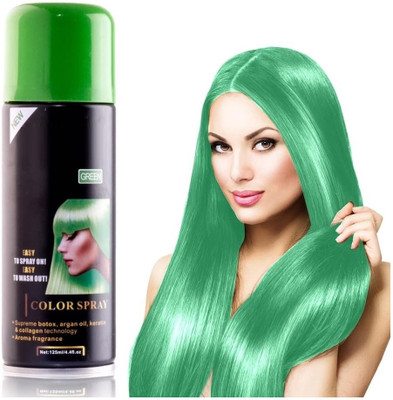 MYEONG Temporary green Hair Color Spray , green