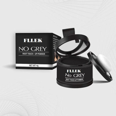 FLLEK Hair Powder Instantly Black Root Cover Up Natural Hair Filling Hair Line -AL , BLACK