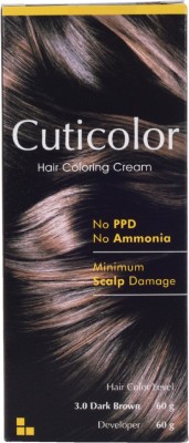 cuticolor hair coloring cream dark brown dark brown Best Price in India as  on 2023 January 17 - Compare prices & Buy cuticolor hair coloring cream  dark brown dark brown Online for