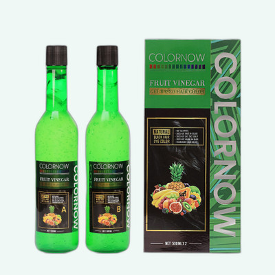 Colornow Fruit Vinegar Hair Color for Women ,Men Natural Black,500x2ml_C_109 , Natural Black