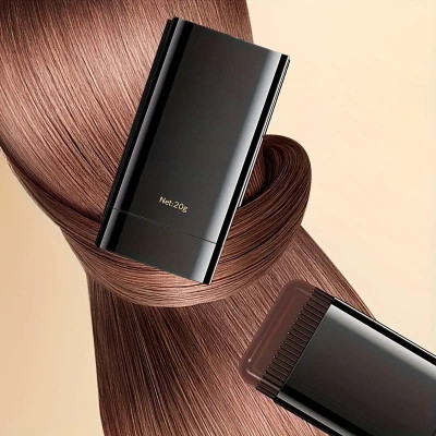 Jiwoo Instant Hair Color Stick With Built-In Comb Dm123 extreme Hair Volumizer cream(20 g)