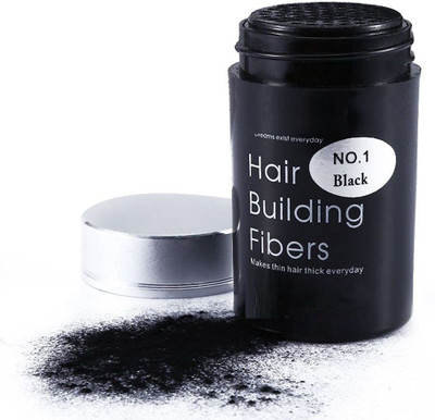 FLORERO Hair touch up building black fiber , Black