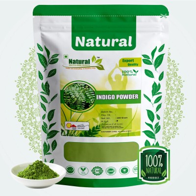 Natural Health and Herbal Products Indigo Powder Hair Dye for Dark Black Hair | Hair Color | Hair Care| Hair Growth , Green