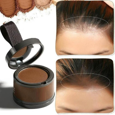 Yuency Hairline Powder Instantly Conceals Hair Root Touch Up Hair Toppers Women & Men , Brown