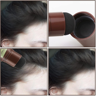 GABBU Hairline Powder, Hair Shading Sponge Pen , Black