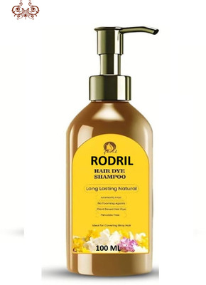 rodril Japanese Hair Dye Shampoo – Luxurious Color Formula 38 , Black