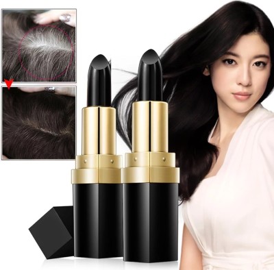 YAWI best Hair Color Touch Up Stick, ,Hair dye pencil Temporary Hair Lipstick , black