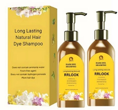 DHOR NEW Japanese Long Lasting Natur Hair Day Shampoo/-PACK -1 , Black