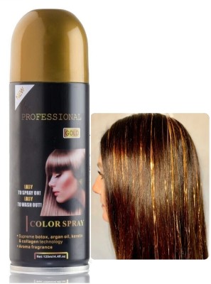 YAWI Gold Temporary Hairstyle spray for women hk Extreme Hair Volumizer Hair Spray(125 g)