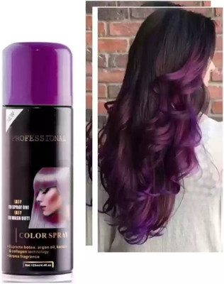 Jiwoo Professional Temporary Hair Color Spray gold , pink