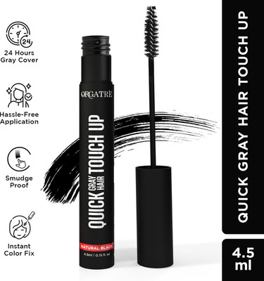 Orgatre Instant Hair Colour Touch Up Stick - Natural Black Root Touch Up, Smudge-Proof , Natural Black