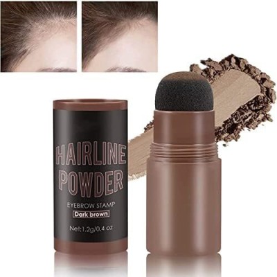 COSMO VIBES Natural Hairline Powder Stick, Hair Shadow Powder Root Touch Up Powder , BLACK, BROWN