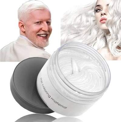 imelda Temporary Hair Coloring Wax for Hair Styling and Coloring. , White