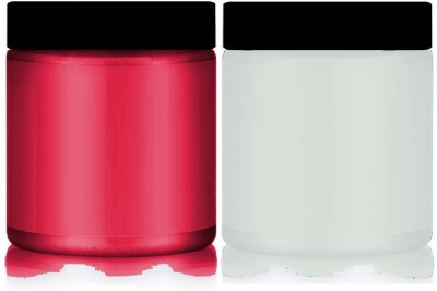 MYEONG Temporary Hair Color Wax Red & White Combo , White, Red