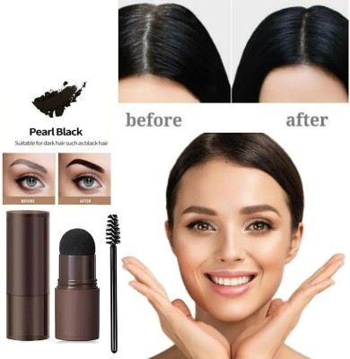 WOONGMI Black Hairline Powder Stick Waterproof & Long Lasting Hair Filler Powder MK2365 Hair Hair Volumizer Powder(10 g)