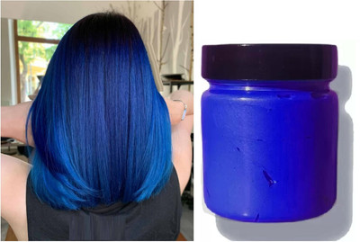 Yuency Hair Styling Color Wax For Strong Hold And Volume For Highlights , BLUE
