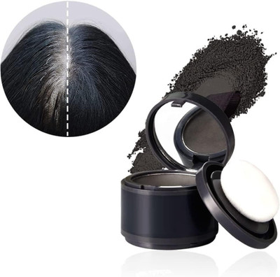 THTC Hairline Powder Instantly Conceals Hair Loss , Black