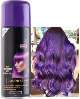 GFSU - GO FOR SOMETHING UNIQUE New Professional 1 Day Temporary Purple Hair Color Spray for men & women , purple