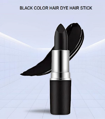 Lui Pui BLACK COLOR HAIR COLOR DYE STICK POWDER ONE ROOT TOUCH UP , BLACK
