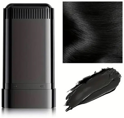 EVERERIN 2 in 1 KOREAN Hair Color Stick( Instant Hair Dye)Waterproof and Sweat Proof , Black