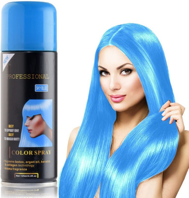 CATERINACHIARA Temporary hair color Spray instant hair colour for man and woman , BLUE