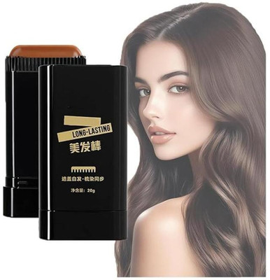 Colorsole 2025 Instant Hair Comb Colour Stick Quick Touch-Up , Brown