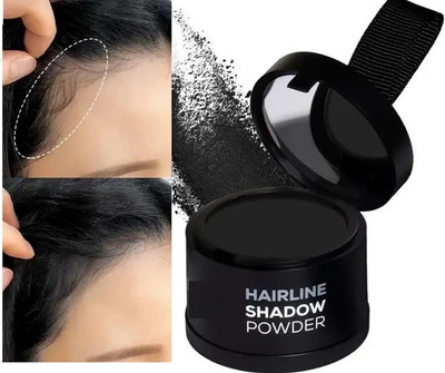 GFSU - GO FOR SOMETHING UNIQUE Natural Hairline Powder, Cover-Up Hair Shading Sponge. , black